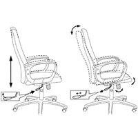 Офисное кресло Бюрократ CH-808AXSN/G (темно-серый) - Превью изображения №6 — Интернет-магазин ПроЗаказ