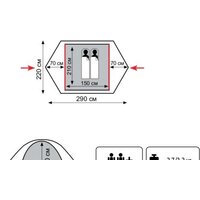 Треккинговая палатка Tramp Lite Tourist 2 - Превью изображения №2 — Интернет-магазин ПроЗаказ