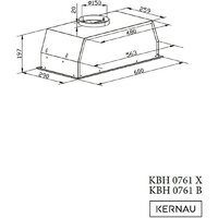 Кухонная вытяжка Kernau KBH 0761 B - Превью изображения №3 — Интернет-магазин ПроЗаказ