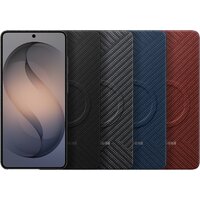 Чехол для телефона Samsung Carbon Magnet Case для Samsung Galaxy S26 Ultra (темно-синий) - Превью изображения №5 — Интернет-магазин ПроЗаказ