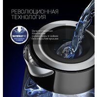 Электрический чайник Polaris PWK 1715CGL Water Way Pro (черный) - Превью изображения №5 — Интернет-магазин ПроЗаказ