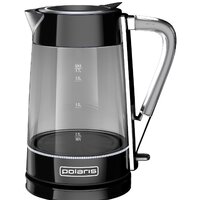Электрический чайник Polaris PWK 1715CGL Water Way Pro (черный) - Превью изображения №3 — Интернет-магазин ПроЗаказ