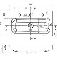Умывальник Lauter Miletta 2161351PW (Pure White) - Превью изображения №13 — Интернет-магазин ПроЗаказ