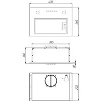 Кухонная вытяжка Akpo Micra Twin 50 WK-7 (белый) - Превью изображения №2 — Интернет-магазин ПроЗаказ