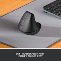 Вертикальная мышь Logitech Lift Left (графит) - Превью изображения №2 — Интернет-магазин ПроЗаказ