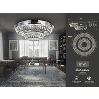 Люстра средней высоты Ambrella light TR TR5029 - Превью изображения №3 — Интернет-магазин ПроЗаказ