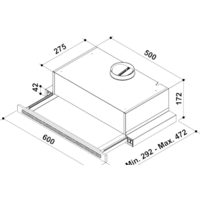 Кухонная вытяжка Korting KHP 6637 GWX - Превью изображения №2 — Интернет-магазин ПроЗаказ
