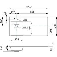 Умывальник Акватон Лайн 100 1A72853KLF01L - Превью изображения №4 — Интернет-магазин ПроЗаказ