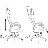 Офисное кресло Бюрократ KB-9N (серый) - Превью изображения №5 — Интернет-магазин ПроЗаказ