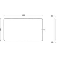  Roxen Зеркало Simon Long 510205-120B 120x70 - Превью изображения №5 — Интернет-магазин ПроЗаказ