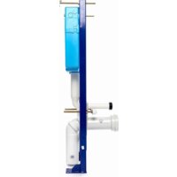 Инсталляция для унитаза SIAMP Bcu Ingenio с панелью Sphere (белый/клавиши матовый хром) - Превью изображения №5 — Интернет-магазин ПроЗаказ