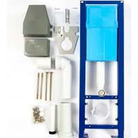 Инсталляция для унитаза SIAMP Bcu Ingenio с панелью Sphere (белый/клавиши матовый хром) - Превью изображения №8 — Интернет-магазин ПроЗаказ