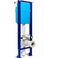 Инсталляция для унитаза SIAMP Bcu Ingenio с панелью Sphere (белый/клавиши матовый хром) - Превью изображения №4 — Интернет-магазин ПроЗаказ