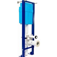 Инсталляция для унитаза SIAMP Bcu Ingenio с панелью Sphere (белый/клавиши матовый хром) - Превью изображения №3 — Интернет-магазин ПроЗаказ