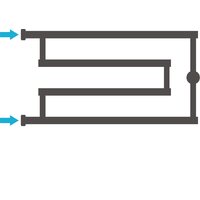 Полотенцесушитель Сунержа High-Tech model G 320x650 00-4051-3265 - Превью изображения №4 — Интернет-магазин ПроЗаказ