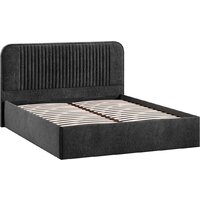 Кровать Трия Тиффани Тип 1 c ПМ и заглушиной 160x200 (микровелюр Wellmart Graphite) - Превью изображения №2 — Интернет-магазин ПроЗаказ