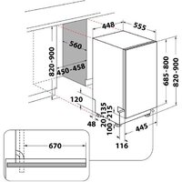 Встраиваемая посудомоечная машина Whirlpool WH6IC11BS7LSA0 - Превью изображения №2 — Интернет-магазин ПроЗаказ