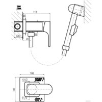 Гигиенический душ Slezak RAV Юкон [YU147/1] - Превью изображения №2 — Интернет-магазин ПроЗаказ