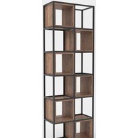 Hype Mebel Грос-2 70x210 (черный/дуб галифакс олово)
