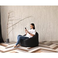 Кресло-мешок Mio Tesoro Poparada XXL PO-60x80-CH (черный) - Превью изображения №9 — Интернет-магазин ПроЗаказ