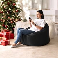 Кресло-мешок Mio Tesoro Poparada XXL PO-60x80-CH (черный) - Превью изображения №7 — Интернет-магазин ПроЗаказ