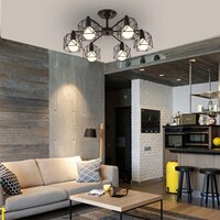 Люстра средней высоты Sundays Home KR-23 6198 (с лампами Led-Шар-deco 6шт) - Превью изображения №15 — Интернет-магазин ПроЗаказ