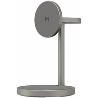 Беспроводное зарядное Magssory Base Pro Wireless Qi2 WCH012t (титановый) - Превью изображения №5 — Интернет-магазин ПроЗаказ
