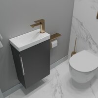  ЗОВ Тумба под умывальник Монови Слим 40 S40LG0LG7091B (антрацит) - Превью изображения №9 — Интернет-магазин ПроЗаказ