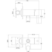 Гигиенический душ Roxen Santi 50094000-BN - Превью изображения №3 — Интернет-магазин ПроЗаказ