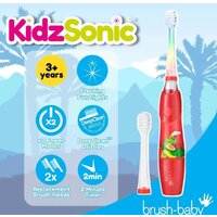 Электрическая зубная щетка Brush-Baby KidzSonic Dinosaur - Превью изображения №4 — Интернет-магазин ПроЗаказ