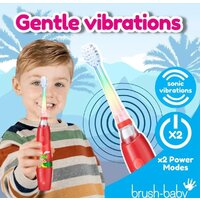 Электрическая зубная щетка Brush-Baby KidzSonic Dinosaur - Превью изображения №6 — Интернет-магазин ПроЗаказ