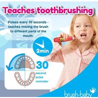 Электрическая зубная щетка Brush-Baby KidzSonic Dinosaur - Превью изображения №8 — Интернет-магазин ПроЗаказ