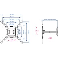 Кронштейн для телевизора Kromax DIX-17 - Превью изображения №2 — Интернет-магазин ПроЗаказ