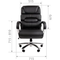 Офисное кресло CHAIRMAN 409 (экопремиум черный) - Превью изображения №4 — Интернет-магазин ПроЗаказ