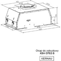 Кухонная вытяжка Kernau KBH 0753 B - Превью изображения №3 — Интернет-магазин ПроЗаказ