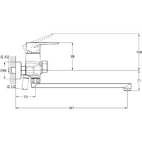 Смеситель G.Lauf ZIG7-A166 - Превью изображения №3 — Интернет-магазин ПроЗаказ