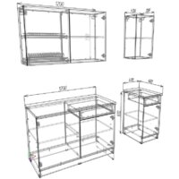 Готовая кухня ЭлиГард Urban 1.6 (белый) - Превью изображения №5 — Интернет-магазин ПроЗаказ