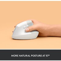 Вертикальная мышь Logitech Lift (белый) - Превью изображения №3 — Интернет-магазин ПроЗаказ