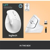 Вертикальная мышь Logitech Lift (белый) - Превью изображения №7 — Интернет-магазин ПроЗаказ