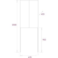 Onika Шкаф Милтон 67 306702 - Превью изображения №5 — Интернет-магазин ПроЗаказ