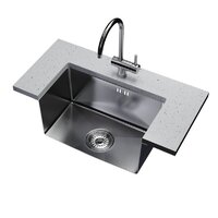 Кухонная мойка Mixline 547225 (сатин, 3 мм) - Превью изображения №5 — Интернет-магазин ПроЗаказ