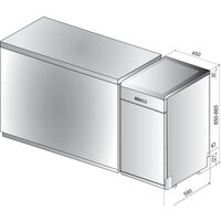 Отдельностоящая посудомоечная машина Indesit DSFO 3T224 C S - Превью изображения №2 — Интернет-магазин ПроЗаказ