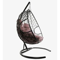 Подвесное кресло M-Group Для двоих 11450205 (коричневый ротанг/коричневая подушка) - Превью изображения №3 — Интернет-магазин ПроЗаказ