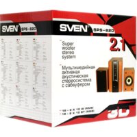 Акустика SVEN SPS-820 (коричневый) - Превью изображения №11 — Интернет-магазин ПроЗаказ