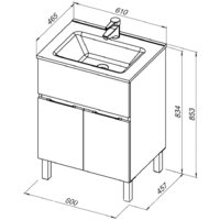  Aquanet Тумба под умывальник Алвита new 60 277547 - Превью изображения №10 — Интернет-магазин ПроЗаказ