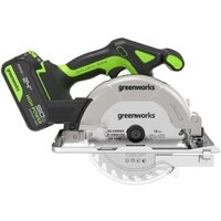 Дисковая (циркулярная) пила Greenworks GD24CS165 1501607CUG (с 1-им АКБ) - Превью изображения №3 — Интернет-магазин ПроЗаказ