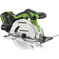 Дисковая (циркулярная) пила Greenworks GD24CS165 1501607CUG (с 1-им АКБ) - Превью изображения №2 — Интернет-магазин ПроЗаказ