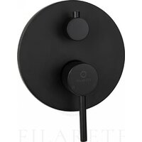 Душевая система  Filarete Roun FL1028 (Черный матовый) - Превью изображения №9 — Интернет-магазин ПроЗаказ