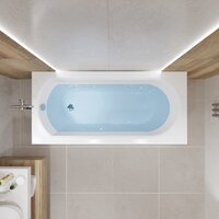 Ванна Lauter Haven 160 21202006 (с ножками, серым подголовн., белыми лиц. и торц. экранами) - Превью изображения №21 — Интернет-магазин ПроЗаказ