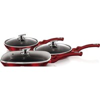 Набор сковород Berlinger Haus Burgundy Metallic Line BH-6189 - Превью изображения №3 — Интернет-магазин ПроЗаказ
